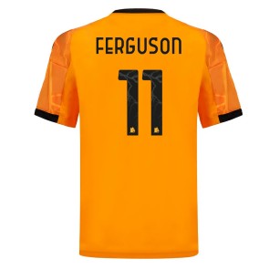 AS Roma Evan Ferguson #11 Bortatröja 2025-26 Kortärmad